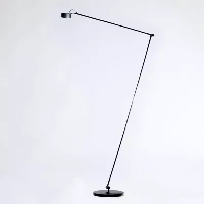 Absolut/ Radius Stojaca LED lampa Basica 930 H s konzolou čierna