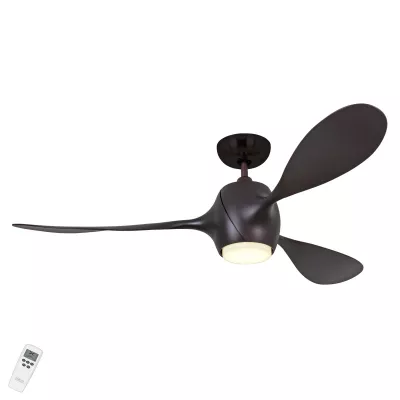 CASAFAN LED osvetlený stropný ventilátor Eco Fiore bronz