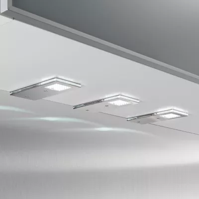 Evotec Praktické podhľadové LED svietidlo Flat I 3ks sada