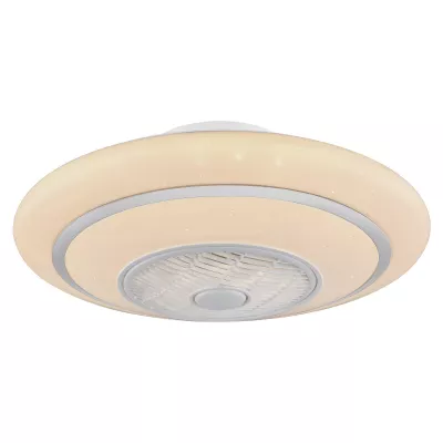 Globo LED stropný ventilátor Rosario, CCT s ovládaním