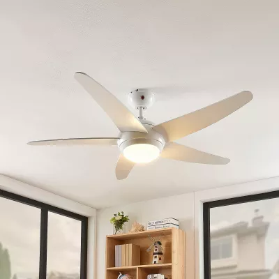 Lindby Lindby Ranja stropný ventilátor s LED