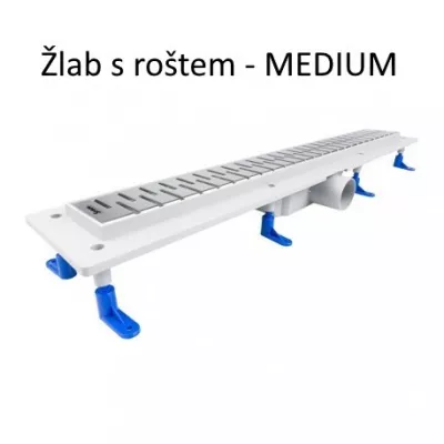 HOPA - Odtokový žlab STANDARDline MEDIUM - Délka - 70 cm (OLPZLABST69)