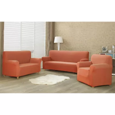 4home Multielastický poťah na sedaciu súpravu Comfort terracotta, 180 - 220 cm