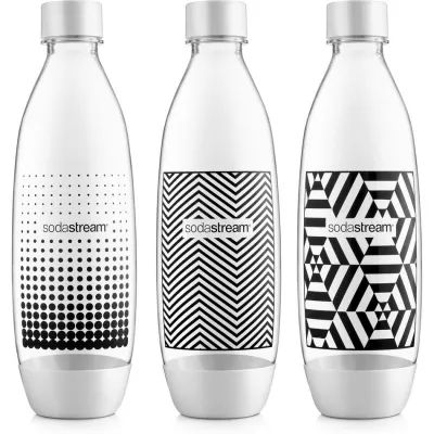 SodaStream Fľaša TriPack 1l Fuse Black&White 