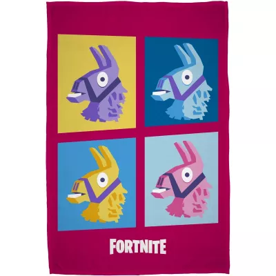 Halantex Deka Fortnite ružová, 100 x 150 cm