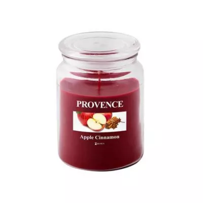 Provence Vonná sviečka v skle PROVENCE 510g, jablko a škorica