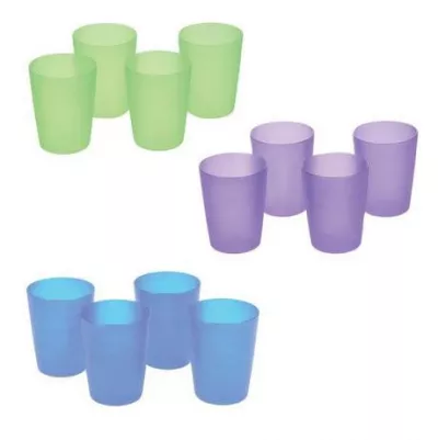 Keeeper Kalíšok plastový 250 ml, set 4 ks